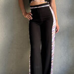 İp Detaylı Crop Büstiyer ve Pantolon Takım