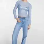 Yumuşak Dokulu Dantel Bluz